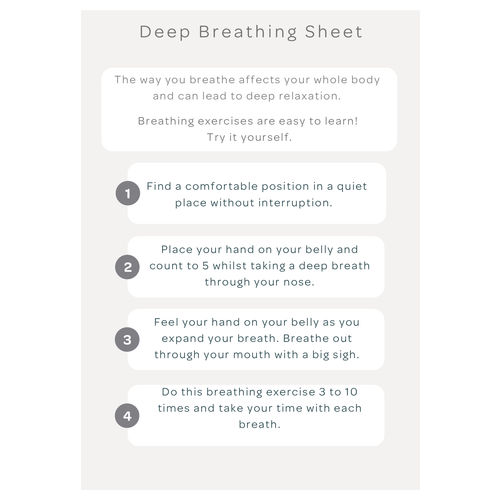 Deep Breathing Sheet