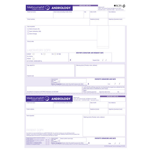 Andrology Referral Form
