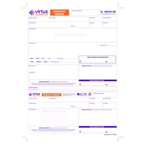 Andrology Referral Form - 2022