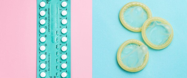 Contraception pill and condoms 